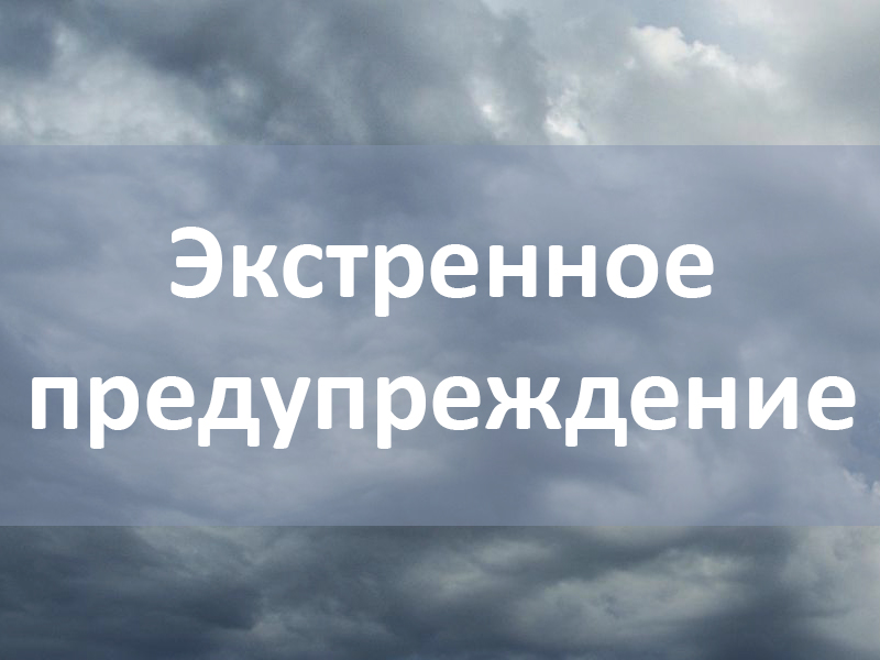 Экстренное предупреждение.