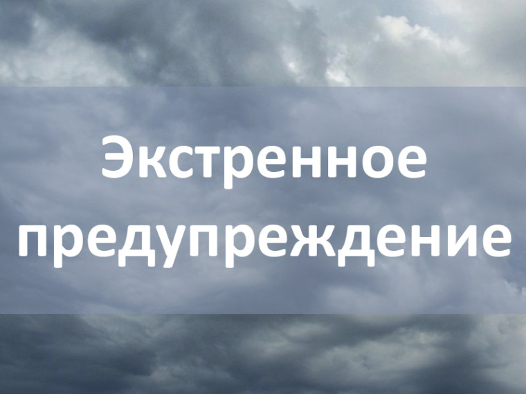 Экстренное предупреждение. Экстренное предупреждение.